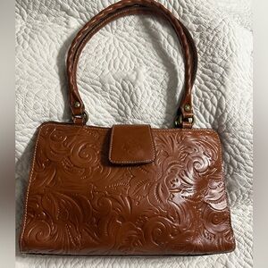 Patricia Nash Rienzo Satchel. Barely used, excellent condition.